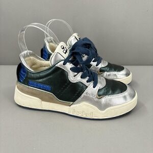 Isabel Marant Shoes Womens Size 5 Metallic Silver Green Blue Low Top Sneakers